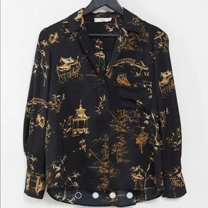 Mango Oriental Print Shirt - Sold out